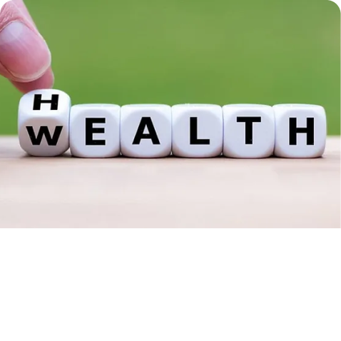 an image spelling health