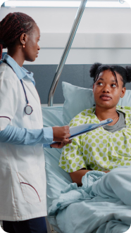 an image of a doctor attending to a patient